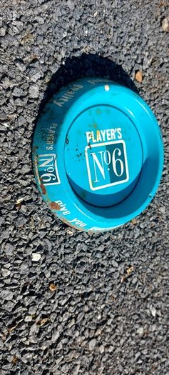 Players No 6 ,rare metal ashtray ,some wear and surface rust, sold as seen ,see pictures for condition, free shipping within Ireland thank you