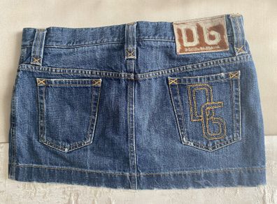 DOLCE & GABANNA Low Waist Denim Skirt. 90s! Perfect conditions.  IT size:44.