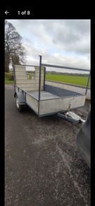 heavy duty single axel trailer