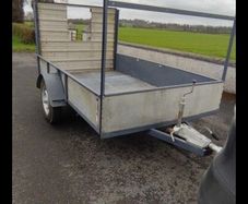 heavy duty single axel trailer
