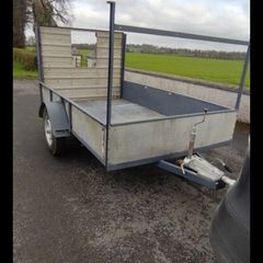 heavy duty single axel trailer
