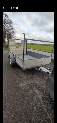 heavy duty single axel trailer