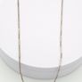 925 Vintage Sterling Silver Italian Bar LinkChain Image 6