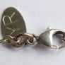 Vintage 925 Sterling Silver Bracelet with Twisted Circle Charm Image 7