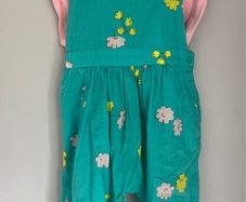 Country Road Baby dungarees & matching pink T-shirt  Sz 12-18 mths EUC