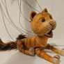 Wild Cat Czech Handmade Wooden Marionette Image 7
