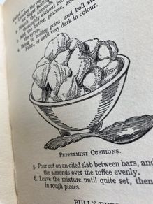 Antique sweet making cook book