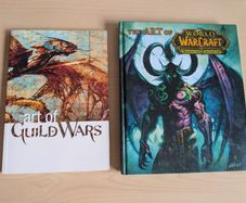 World of Warcraft and Guild Wars artbooks
