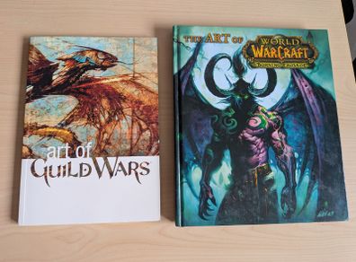 World of Warcraft and Guild Wars artbooks