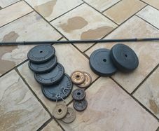 Barbell and weights