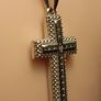 Sterling Silver Solid Cross and Chain Image 2