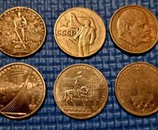 USSR 1 Rubles set, 6 pieces.