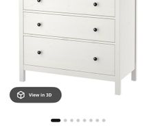 IKEA Hemnes chest of drawers white