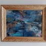 Original Irish art Poolbeg Chimneys Framed in Gold frame Image 5