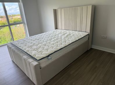 New Bed Frame Double Size Bed King Size Bed -Gaslift Bed-Ottoman Beds- 4ft Beds 4ft6 Bed 5ft Bed 6ft Bed Double Bed Small Double Bed King Bed Superking Bed Single Bed -Bed with Mattress Bed Frame