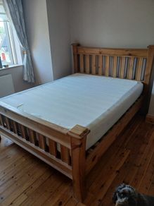 Kingsuze Oak Bed Frame