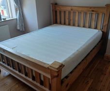 Kingsuze Oak Bed Frame