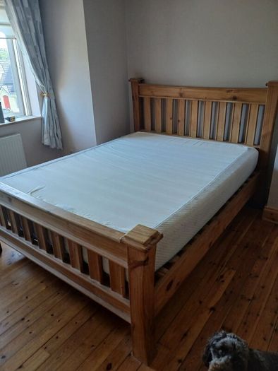 Kingsuze Oak Bed Frame