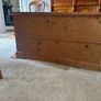 Large wooden blanket toy box Image 2