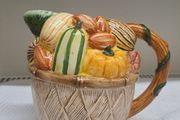 Decorative Ceramic Jug Harvest Vegetable Design