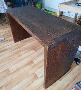 Solid Oak vintage handmade table