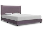 Bed Frame Taupe Fabric 120x190 cm