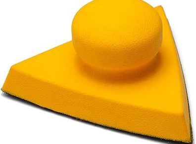 Glass Polish 15908 Hand Sanding Block, Hook & Loop Handheld Sanding Pad | 140 x 140 mm