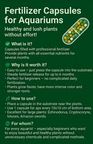 Capsule fertilizer for aquarium plants