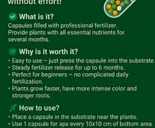 Capsule fertilizer for aquarium plants