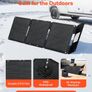 30W Foldable Solar Panel Charger, 16BB N-Type Monocrystalline Solar Panel 24% Efficiency, Ultra-Light Portable with USB-A, USB-A (QC3.0) & Type-C Ports for Camping, Backpacking, Phones, Tablets Image 5
