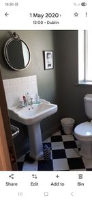 Black and white Floor Tiles