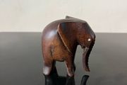 Hand carved wooden elephant