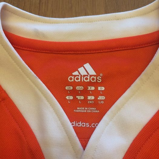 Munster Rugby Adidas Jersey Orange Mens Size L - Very Rare