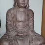 Lovely extra  large buddha size in photo some slight damage to shoulder and  base see photo Image 4