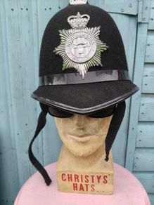 Vintage Police Helmet