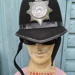 Vintage Police Helmet
