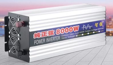 8000W DC 12V/24V to AC 220V Power Inverter