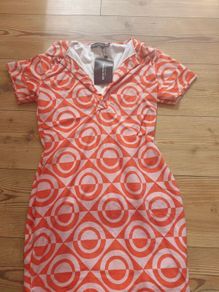 Orange dress from pretty little thing