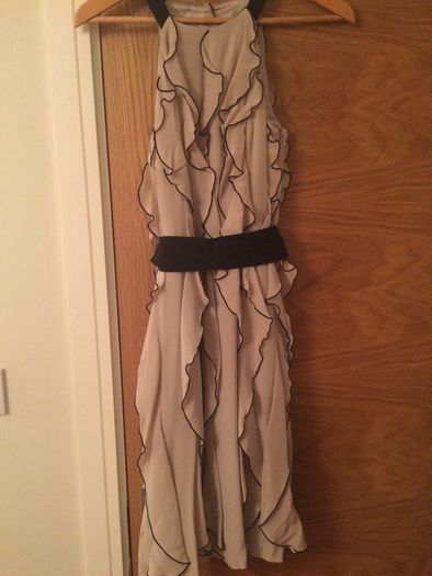 Coast Dress - Nude & Black