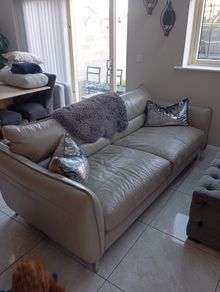 leather sofa