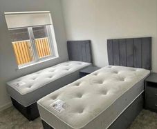 New divan beds and mattress