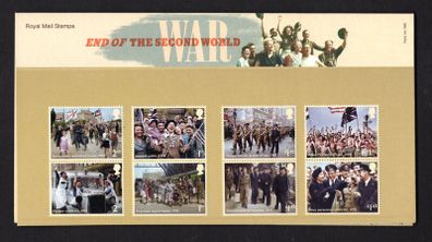 2020 Great Britain The 75th Anniversary of the End of World War II Commemorative Stamps and Miniature Sheet Presentation Pack
