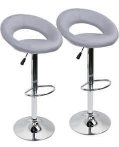 Heart Bar Stools Set of 2, Adjustable Breakfast Kitchen Faux Leather Bar Stools,Modern Dining Crescent Shaped Bar Seats MULTIPLE COLOURS AVAILABLE (FREE POSTAGE)