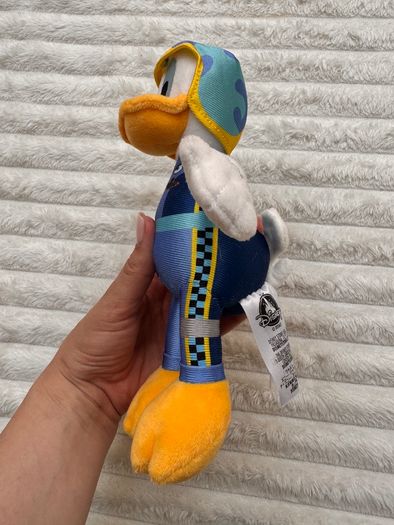 Disney Store Donald Duck Plush #3 Mickey & the Roadster Racers Small approx. 23 cm. Used Please see photos