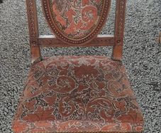 Vintage Ornately Carved Dining Chair