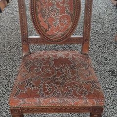 Vintage Ornately Carved Dining Chair
