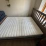 IKEA bed frame and mattress Image 2