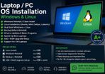 Windows & Linux Installation for Laptops / PCs Ubuntu, Mint, Windows Reinstall