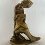 Vintage Brass ornament - drunken man and a lamppost Image 2