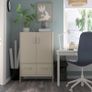 IKEA IDASEN Cabinet with doors and drawers beige 80x47x119 cm Image 8